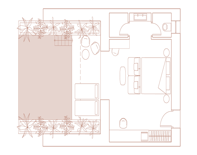 Amyth Sea View Pool Suite Floor Plan